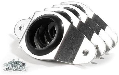 Schnaps-Ski-Set – Machen Sie Ihren eigenen Schnaps-Ski – (4er-Pack) Aluminium-Halterung – Schnapsglas-Halterungen – passend für alle gängigen Schnapsgläser – werten Sie sofort jede Party auf
