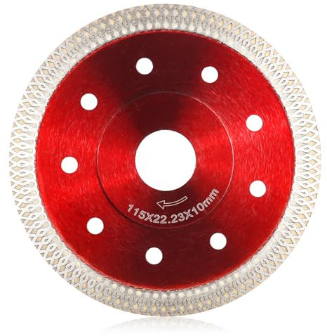 Diamond Tile Saw Blade 115mm, 4.5 inch Cutter Angle Grinder Disc, Diamond Cutting Discs with Removable M14 Flange, Diamond Cut-Off Wheel, Cutting Wheel for Porcelain, Marble, Tiles and Ceramics