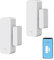 WiFi Türsensor Fenster Detektor: Smart Window Contact Sensor, Wireless Magnetic Door Open Detector with Free Notification Alerts, Compatible with Alexa Google Assistant (2-Pack)