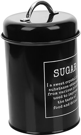 Alipis Lata De Cafe Recipientes Con Tapas Lata De Sellado De Alimentos Lata De Café Latas De Café Recipiente Para Servir De Cocina Botes De Para Encimera De Cocina Black Planchar