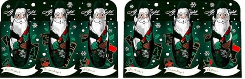 After Eight After Eight NESTLÉ AFTER EIGHT Mini-Weihnachtsmänner aus Pfefferminz-Schokolade, kleine Schokonikoläuse mit Zartbitter-Schokolade, 2er Pack (1 x 60g)