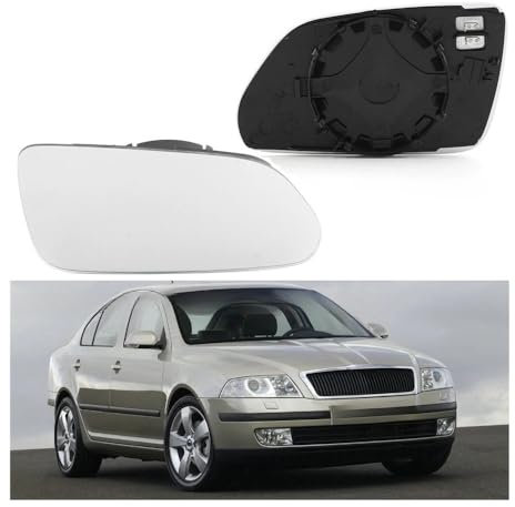Cristal Retrovisor Espejos Retrovisores Cristal Para Skoda Para Octavia Para MK2 Para A5 2004-2008, Accesorios Espejos Laterales De Puertas