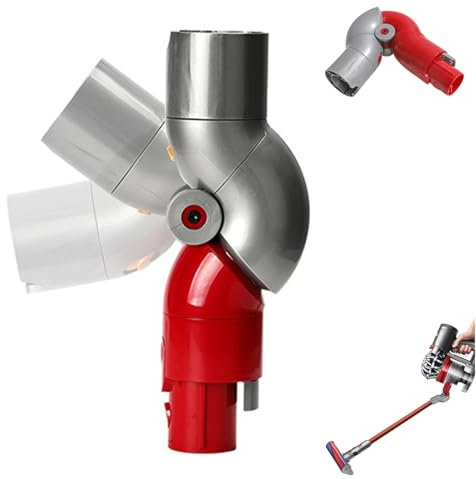 Ominelu Adaptateur Flex à déclenchement rapide compatible avec les aspirateurs Dyson V15, V12, V11, V10, V8, V15 - Extension à 180° pour le nettoyage sous les meubles et les coins morts