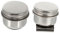jojofuny 2Pcs Stainless Steel Oil Palette Cup Brush Washing Pot with Lid Portable Container for Artists for Watercolor Oil Painting for Home School Studio Use
