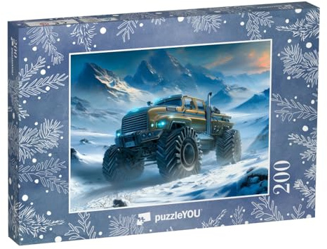 puzzleYOU: Puzzle 200 Teile „Sturmjäger Monstertruck“