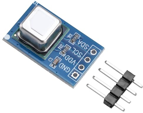 SCD41 Gassensormodul Binghe SCD41 CO₂ Sensor Modul CO₂ Kohlendioxid Detektor 2-in-1 Temperatur und Feuchtigkeitssensor 2.4-5.5V 400-5000PPM mit I²C-Kommunikation
