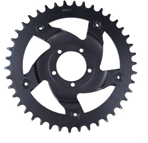 Besttoolifes E Kettenblatt 48t kompatibler Spider Adapter für M615 M625 Bbs03 Aluminium 1000 W Antriebsmotoren schmal breit 48 V Legierung für Ritzel