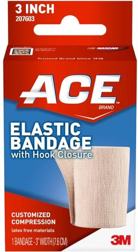 Ace Ace Elastic Bandage With Hook Closure 3 Inches, 3 inches 1 each