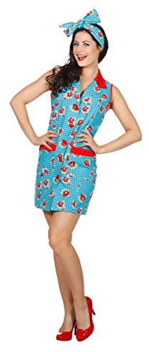 Damen Kostüm Putzfrau Putzschürze Karneval Fasching Gr.38