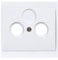 Kopp 313613186 Malta Antennenabdeckung TV/RF, Arktis