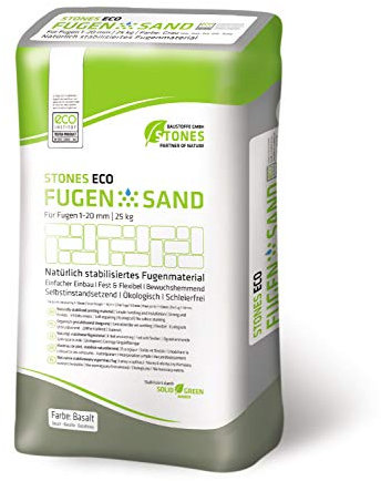 STONES ECO Fugensand 1-20 mm, 25 kg (basalt)