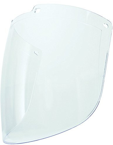 UVEX by Honeywell S9555 Uvex Turboshield Clear Polycarbonate Replacement Visor and Clear Lens with Dual Anti-Scratch/Anti-Fog Lens Coating