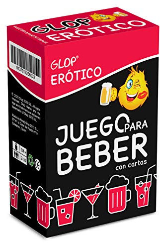 Glop Erótico - Juego para Beber Picante - EL Juego de Cartas más Atrevido - Juego de Mesa Adulto - Regalos Originales para Hombres y Mujeres - 100 Cartas