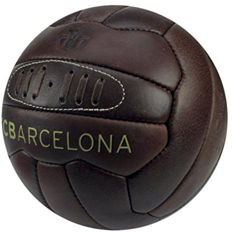 Barcelona FCB Kinder BC04269 Leather Heritage Fußball, Mehrfarbig, Größe 5