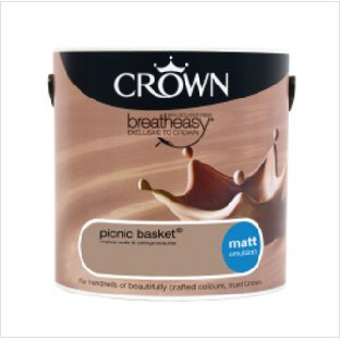 Crown Walls and Ceilings Matt Emulsion Paint - Picnic Basket - 2.5L