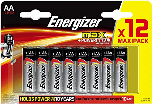 Energizer® Batteria max + Power Seal, Mignon, AA, LR6, 1,5 V (12 pezzi), riceverete 1 confezione da 12 pezzi