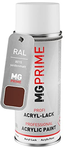 RAL 8015 Marron/Chestnut brown Bombe aérosol 400 ml mat satiné séchage rapide