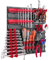 botle Lagersystem Wandregal 39x39 cm, Werkzeughalterungen, Schüttenregal Sichtlagerkästen, Extra Starke Wandplatten, Regal Erweiterbar, Werkstattregal Lagerregal Werkstattwandregal Steckregal