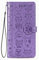 Fertuo Cover per iPhone 12 PRO/iPhone 12, Custodia Portafoglio a Libro in Pelle Flip Cover con Porta Carte, Chiusura Magnetica [Disegni di Gatto Cane] Case Antiurto per iPhone 12 PRO, Viola