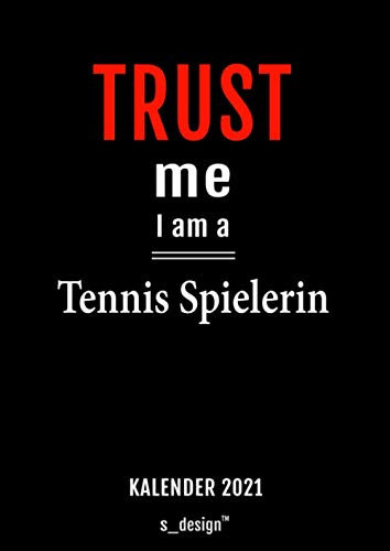 Kalender 2021 für Tennis-Spieler / Tennis-Spielerin / Tennis Spielerin: DIN A4 Tagesplaner / Wochenplaner / Terminkalender für das ganze Jahr: ... von 7 bis 21 Uhr (4 Termine pro Stunde)
