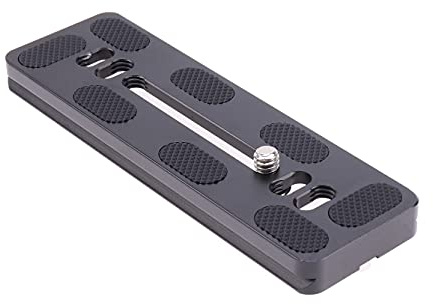Hersmay PU120 QR Platte Schnellwechselplatte Mit Massivem Aluminium Kompatibel mit AS Standard Benro Arca Swiss Stativ-Kugelkopf