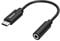 Hama USB C Klinke Adapter, USB C Stecker auf 3,5 mm Klinke-Buchse (AUX Adapter mit DAC Konverter für besten HiFi Stereo Sound, zum Anschluss von Kopfhörer, Lautsprecher an PC, Laptop, Tablet, Handy)