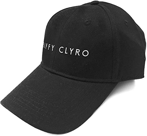 Biffy Clyro Baseball Cap Band Logo Nue offiziell Schwarz Unisex One Size
