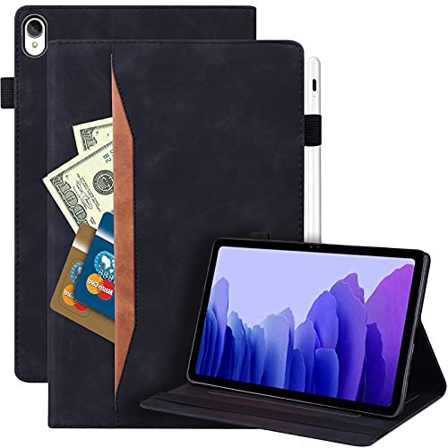 Rosbtib Custodia per Lenovo Tab P11/ P11 Plus 11 Folio Cover Business Pelle al Tatto on Slot per Schede per Lenovo Tab P11 (TB-J606) / P11 Plus (TB-J616/TB-J607), Nero