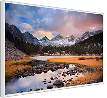 Declina, Poster, Kunstdruck, Poster + Rahmen, Wandbild, Poster, Poster Sonnenuntergang auf den Gipsen, 20 x 30 cm, Rahmen weiß