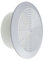 Vent Systems 150 mm / 5.90'' Inch - White - Plastic - Dismantable Ceiling Grille - Round Air Vent Louver - Grill Cover - Nylon Screen - HVAC Vents for Bathroom, Home Office, Kitchen