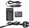 DSTE LP-E10 Batterie rechargeable + chargeur de voyage compatible avec appareil photo numérique Canon EOS 1100D 1200D Kiss X50 Kiss X70 Rebel T3 Rebel T5