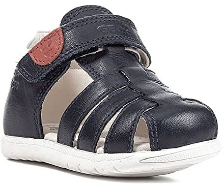 Geox Bébé garçon B Sandal MACCHIA Boy, Bleu Marine, 18 EU