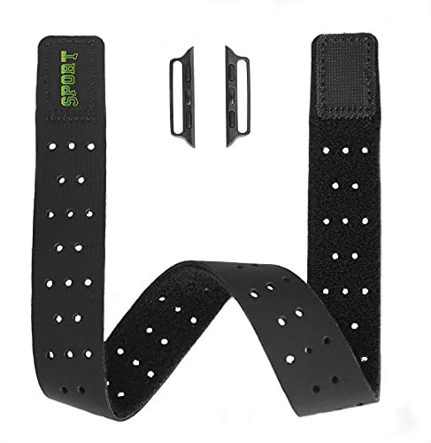 T-TAIMING Sport Edition - Brazalete elástico y transpirable de licra para Apple Watch (Ultra 49 mm, negro), Ultra 49mm