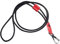 BAWAKO Schlüsselband mit Karabinerhaken,Umhängeband für Schlüssel Namensschild Handy Kamera, Schlüsselanhänger Damen und Herren, leder neck lanyard gewebt(Rot s)