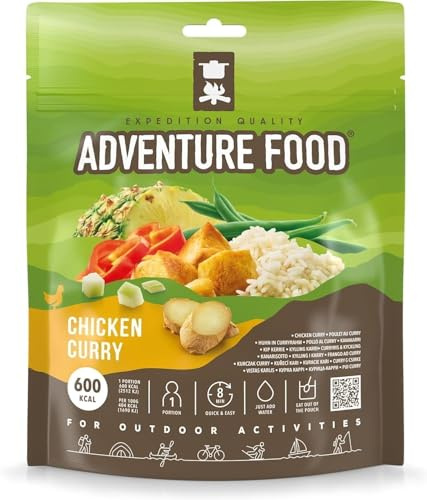 Adventure Food - Huhn mit Curry - Gefriergetrocknete Mahlzeit - Expedition Quality
