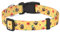Mihqy Hundehalsband, Verstellbares, Weich & Komfort Hunde Halsband, Böhmisches, Blumen, geometrisches, Stammes Design, für Kleine, Mittlere und Große Hunde(Biene,S)