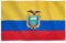 Runesol Bandera de Ecuador, 91x152cm, 3ft x 5ft, 4 Ojales, Ojal en Cada Esquina, La Bandera Ecuatoriana, La Bandera de la República de Ecuador, Banderas Premium, Exterior, Día de la Fundación de Quito