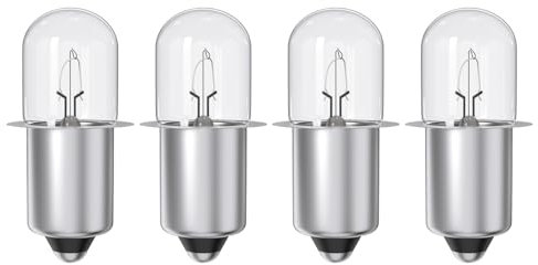 Fugedox XPR18 Xenon-Taschenlampe, 18 V, 0,6 A, passend für Dewalt DW9083 DW908 DW919 DC509 Taschenlampen, Ridgid 18 Volt schnurlose Taschenlampen und P703 / P704 schnurlose Lithium-Arbeitsscheinwerfer