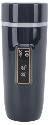 Hervidor de Agua Eléctrico Portátil Hervidor de té de Viaje Fabricante de Agua Caliente Pantalla Digital Inteligente Hervidor de Agua Eléctrico Temperatura (azul oscuro)