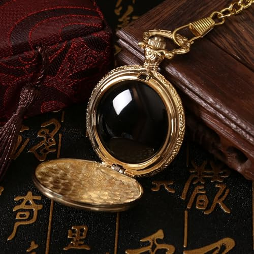 TOWDREU Espejo de obsidiana negra para adivinación de brujería, meditación, regalos de bruja, decoración de sol, dorado