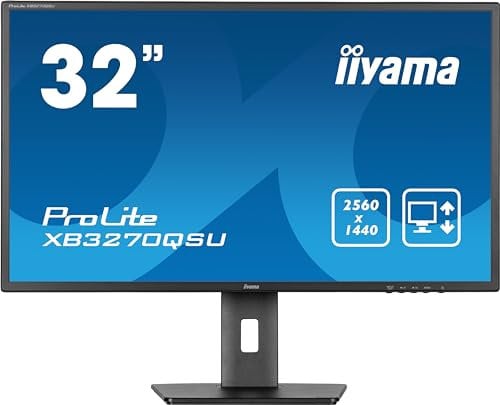 iiyama Prolite XB3270QSU-B1 32 IPS QHD 100Hz USB-A Altavoces Altura Ajustable