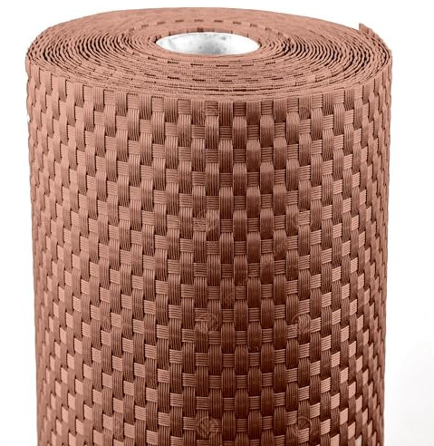 GardenersDream Polyrattan Sichtschutz & Windschutz (Hellbraun, 1 x 5 Meter) - Polyrattan Balkon Sichtschutz Wetterfest - Ideale Sichtschutz Garten-, Sichtschutz Zaun- & Sichtschutz Balkon Verkleidung