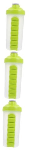 XBAKING 2-Pcs Pille Shaker Cup Shaker Flasche Mit Pille Organizer -In- Wasserflasche Und Pille Container Wasserkocher Pille Halter Getränk Mischt Plastikflasche Mit Pille Boxen Shaker Wasserflasche/Gr