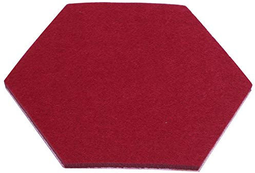 Rheross Hexagon Pad Kork Bord/Pin Bord, 9-Pack Wand Fliesen Memo Fühlte Brett für Wand Aufkleber Haus Dekore