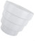 HOHOVYVY Raccord de tuyau de 80/100/110/120/150/160 mm, réducteur pour conduites et tuyaux en HVAC, PVC, plastique ABS (A)