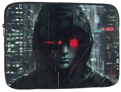 Hacker Era Print Stilvolle Laptoptasche Laptop Slim und Leichte Tragetasche Laptoptasche für Damen und Herren