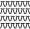 PATIKIL Velvet Bows, 24 Pcs Velvet Ornaments Ribbon Gift Bows Vintage Wreath Bow for Christmas Tree Wedding Birthday Parties Decor, Black (1 Width, 5x7 Inch)