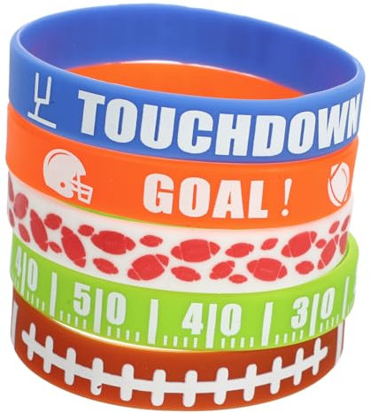 NOLITOY 30stücke Teiliges Silikonarmbänder Für Elastische Rugby-wristbands Vielseitige Freizeitarmbänder Für Und Für Sportveranstaltungen Und Partys