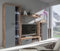 AXLIVING Spacoro Wohnwand grau modern Lefkas Graphit 270 cm ohne LED