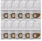 Bolsas de polvo para aspiradora Nilfisk Buddy II Series SMS, 4/10 accesorios para aspiradora húmeda/seca 81943048 (paquete de 10)